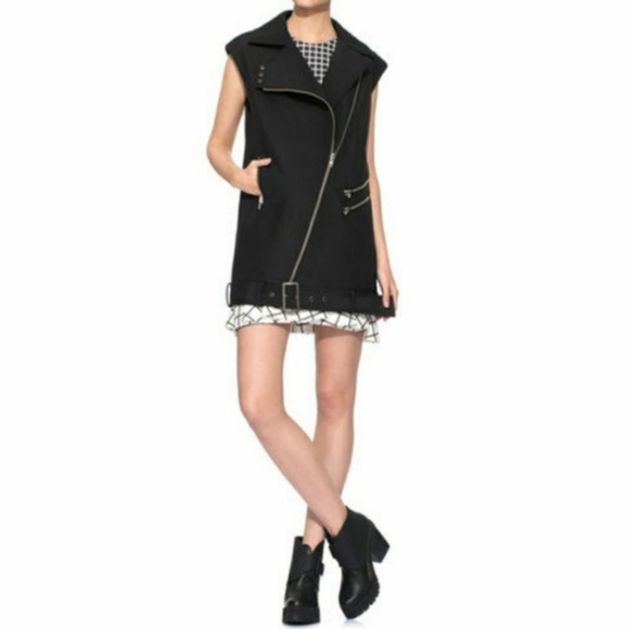 Designer C/MEO Collective Nine Lives Zippered Vest D - Picture 5 of 11